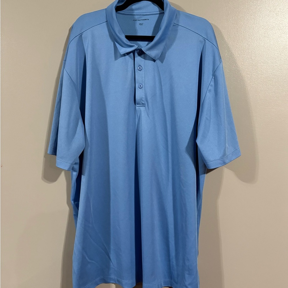 Port Authority Light Blue Polo Shirt